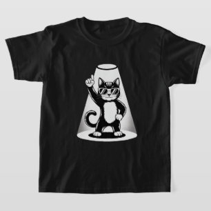 Camiseta Gata Legal Dançarina de Rock Presente d