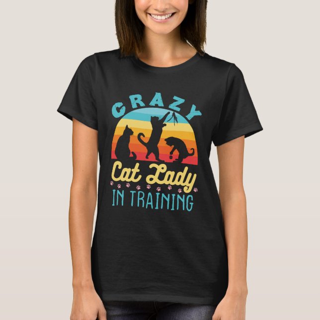 Camiseta Gata Louca em Treinamento (Frente)