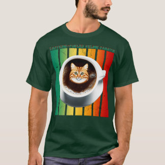 Camiseta gata mãe amante do café 20