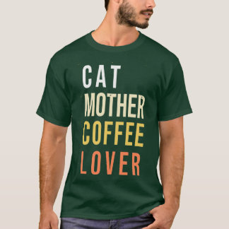 Camiseta gata mãe amante do café 69