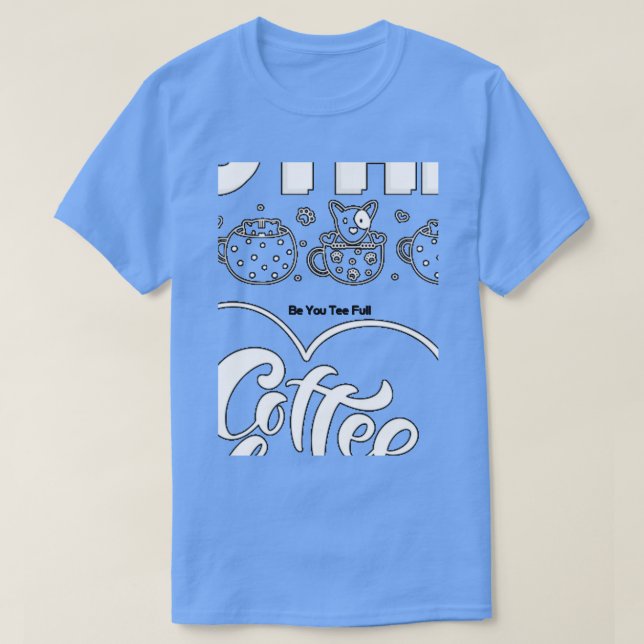 Camiseta gata mãe amante do café 73 (Frente do Design)