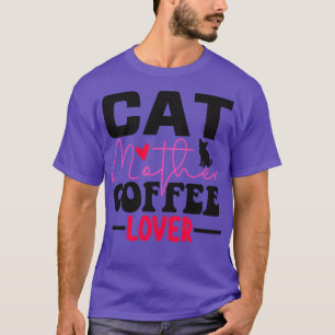 Camiseta gata mãe amante do café 94