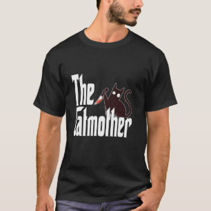 Camiseta Gata Mãe de Gato Divertida Gatomãe Gata Preta Louc