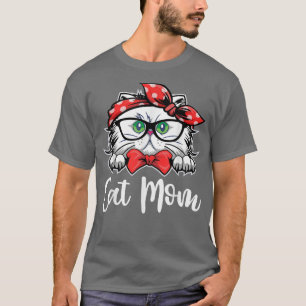 Camiseta gata mãe t, gata mãe, dia de as mães