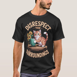 Camiseta Gata Mãe Vermelha Atarracada Desrespeita Seu Entor