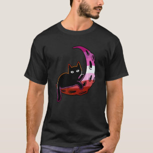 Camiseta Gata Na Lua Lésbicas Mês do Orgulho Lgbtq Adepto G