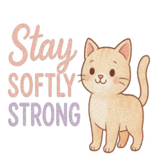 Camiseta Gata Pastel Macia e Forte para Meninas