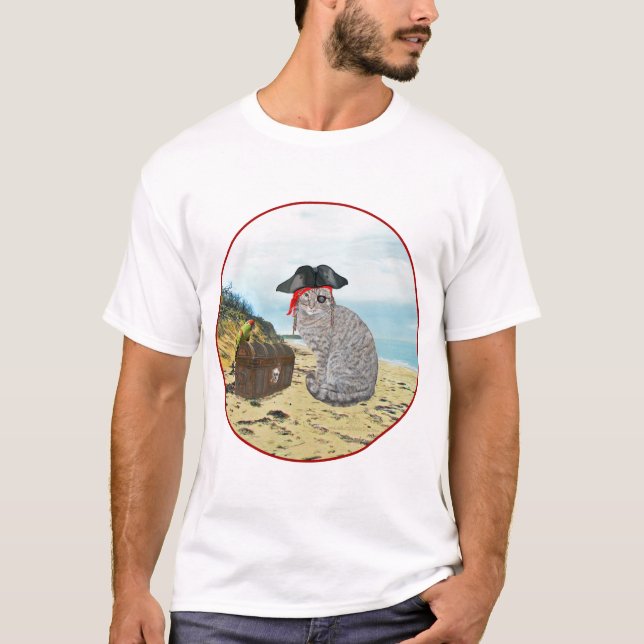 Camiseta Gata Pirata (Frente)