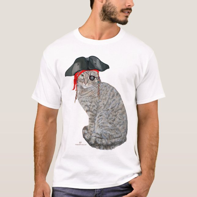 Camiseta Gata Pirata (Frente)
