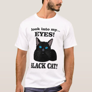 Camiseta Gata Preta Kitty Amante de Animais Gata Preta