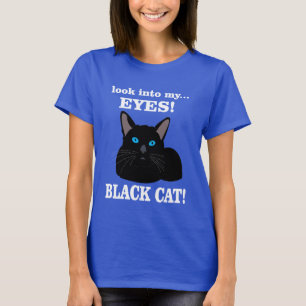 Camiseta Gata Preta Mãe Gatinho Amante de Animais Gata Pret