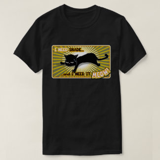 Camiseta Gata que Precisa de Sombra