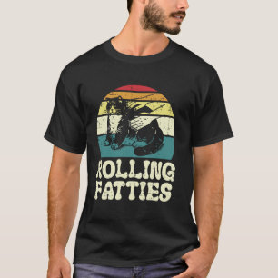 Camiseta Gata Rolando Fatties Pôr do Sol Retro Gatinho Gata