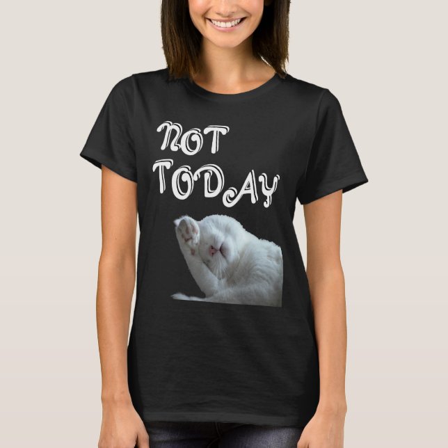 Camiseta Gata Sem Hoje (Frente)