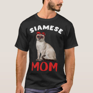 Camiseta Gata Siamesa Mãe Mamãe Dona de Gato Gatinho Fofinh