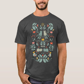 Camiseta Gata sueca folclórica