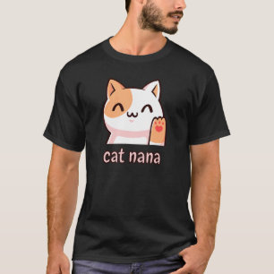 Camiseta Gata Vovó Avó Gata Simpática Senhora