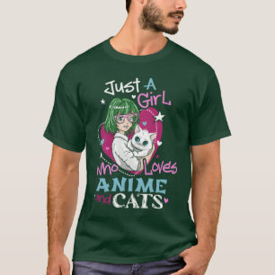 Camiseta Gatas de Anime são apenas garotas que amam Anime e