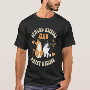 Camiseta Gatas esterilizadas são gatas felizes conscientes