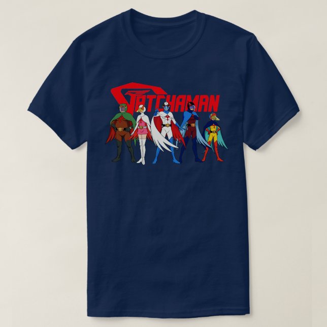 Camiseta GATCHAMAN Batalha Dos Planetas Exclusiva (Frente do Design)