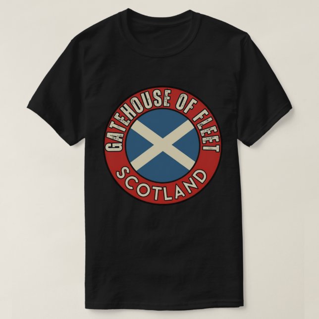 Camiseta Gatehouse de Fleet, Escócia (Frente do Design)