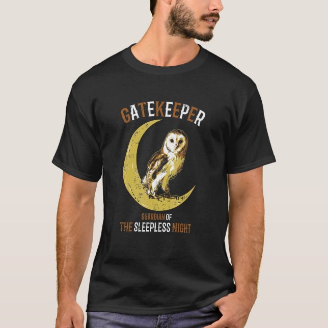 Camiseta Gatekeeper Guardian Da Coruja Noturna Ani (Frente)