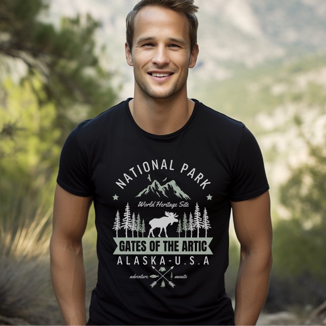Camiseta Gates of the Arctic National Park Alaska (Criador carregado)