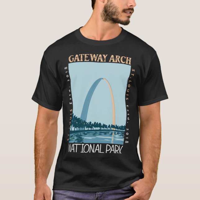 Camiseta Gateway Arch National Park (Frente)