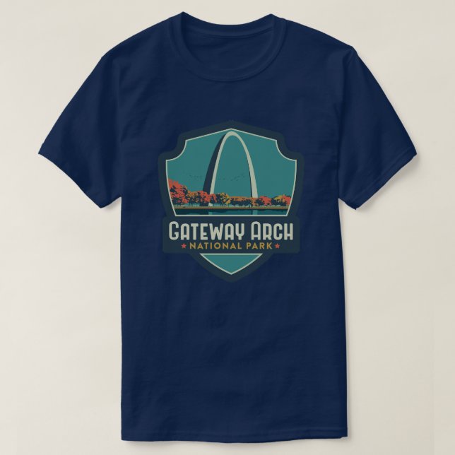 Camiseta Gateway Arch National Park (Frente do Design)