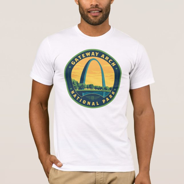 Camiseta Gateway Arch National Park (Frente)