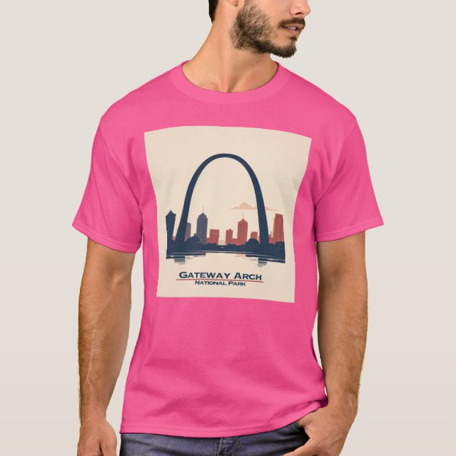 Camiseta Gateway Arch National Park 2 (Frente)