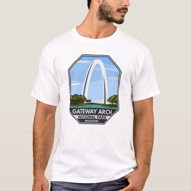 Camiseta Gateway Arch National Park Missouri (Frente)
