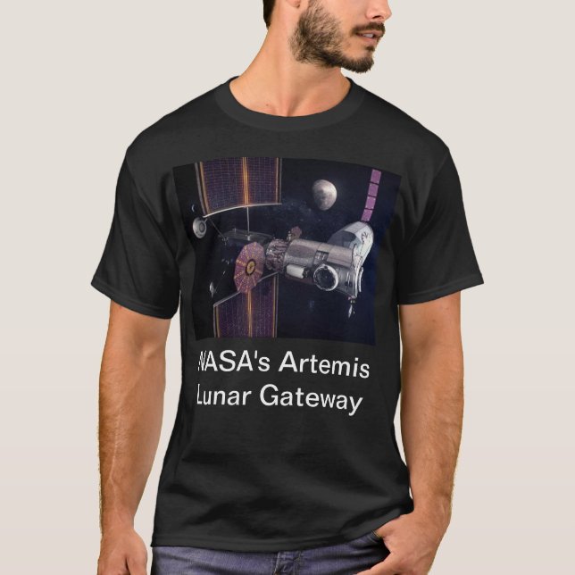 Camiseta Gateway Artemis Lunar da NASA (Frente)