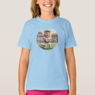Camiseta Gatinha do futebol (cor completa) - Beneficia orga