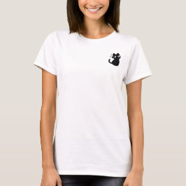 Camiseta Gatinha Música 