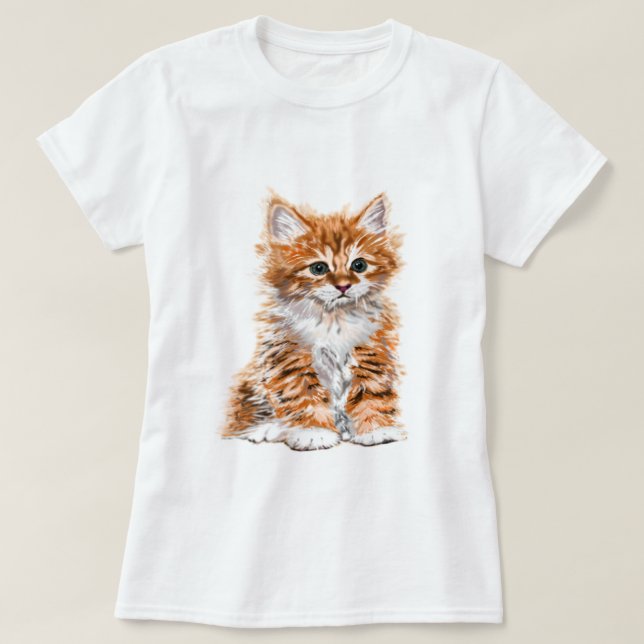 Camiseta Gatinho (Frente do Design)