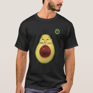 Camiseta Gatinho Abacate Avogato Rosto de Gato