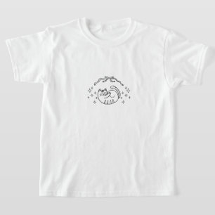 Camiseta Gatinho Adorável Infantil