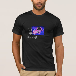 Camiseta Gatinho alegre grande
