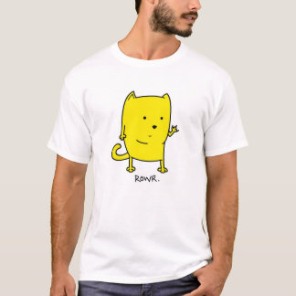 Camiseta Gatinho amarelo