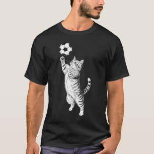 Camiseta Gatinho Atigrado Preto e Branco Vintage Fofo