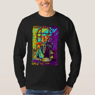 Camiseta gatinho bandido gatinho gângster gato gângster
