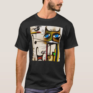 Camiseta gatinho bobo gatinho fofo gatinho mia gatinho retr