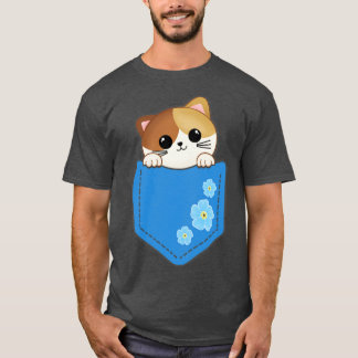 Camiseta Gatinho bonito em um soquete