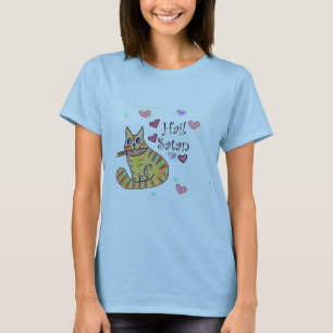 Camiseta Gatinho bonito, mas sarcástico, adorável