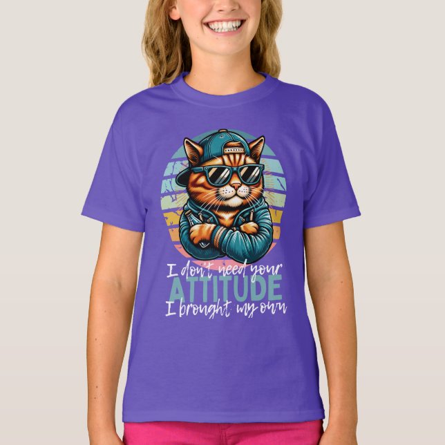 Camiseta Gatinho Brincalhão  (Frente)