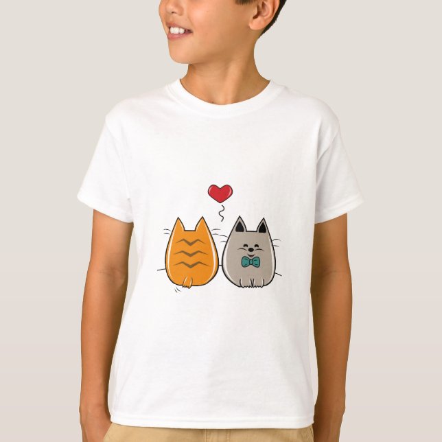 Camiseta Gatinho Chan Apaixonado (Frente)