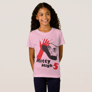 Camiseta Gatinho cinco altos