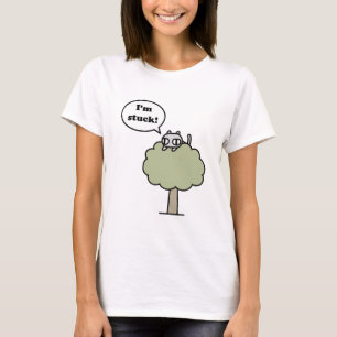 Camiseta Gatinho colado na árvore