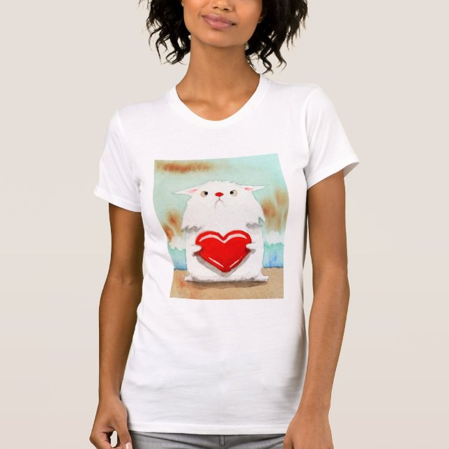 Camiseta Gatinho com raiva (Frente)